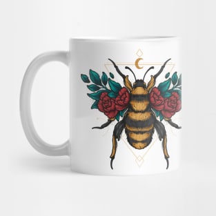 Geomtrical wasp flowers Mug